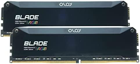 OLOy DDR4 RAM 16GB (2x8GB) Blade Aura Sync RGB 4400 MHz CL18 1.5V 288-Pin Desktop Gaming UDIMM
