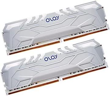 OLOy DDR4 RAM 16GB (2x8GB) White Owl Aura Sync RGB 2666 MHz CL19 1.2V 288-Pin Desktop UDIMM