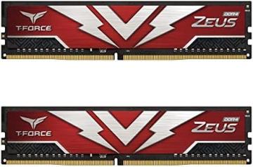 TEAMGROUP T-Force Zeus DDR4 16GB Kit (2x8GB) 3200MHz (PC4 25600) CL20 Desktop Gaming Memory Module