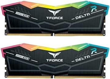 TEAMGROUP T-Force Delta RGB DDR5 Ram 32GB Kit (2x16GB) 5600MHz (PC5-44800) CL32 Desktop Memory