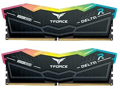 TEAMGROUP T-Force Delta RGB DDR5 Ram 32GB Kit (2x16GB) 7800MHz (PC5-62400) CL38 Desktop Memory