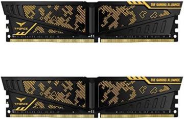 TEAMGROUP T-Force Vulcan TUF Gaming Alliance DDR4 32GB Kit (2x16GB) 3200MHz (PC4-25600) CL16