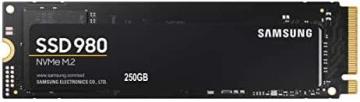 Samsung 980 SSD 250GB PCle 3.0x4, NVMe M.2 2280, Internal Solid State Drive