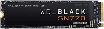 Western Digital WD_BLACK 500GB SN770 NVMe Internal Gaming SSD Solid State Drive