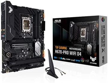 ASUS TUF Gaming H670-PRO WiFi D4 LGA 1700(Intel 12th Gen) ATX Gaming Motherboard