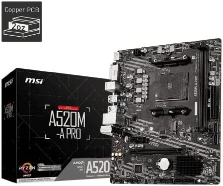 MSI A520M-A PRO Gaming Motherboard