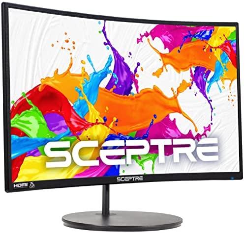 Sceptre 24” C249W-1920RN FHD 1080p Curved Gaming Monitor