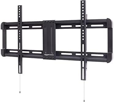 Amazon Basics Low Profile TV Wall Mount with Horizontal Post Installation Leveling