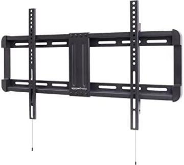 Amazon Basics Low Profile TV Wall Mount with Horizontal Post Installation Leveling