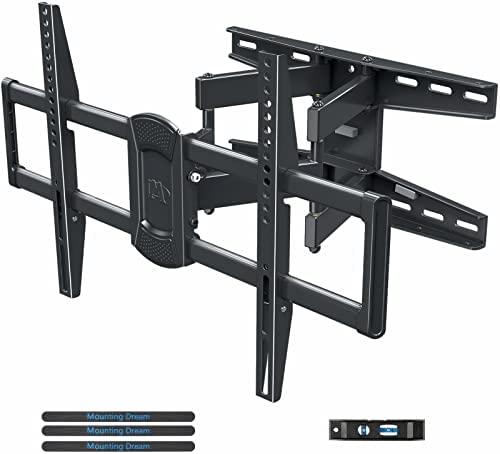 Mounting Dream TV Wall Mount Swivel and Tilt for Most 42-75 Inch TVs