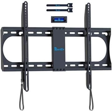 Rentliv TV Mount Fixed TV Wall Mount Bracket with Low Profile Design for Most 37-70 Inch TVs