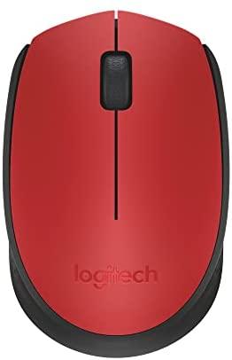Logitech M170 Wireless Mouse, Red