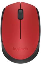 Logitech M170 Wireless Mouse, Red