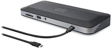 Accell Thunderbolt 4 Docking Station - Dual 4K or Single 8K, Max 96W Charging for Laptop