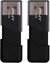 PNY 128GB Attaché 3 USB 2.0 Flash Drive, 2-Pack
