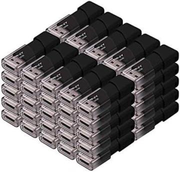 PNY 32GB Attaché 3 USB 2.0 Flash Drive, 50-Pack