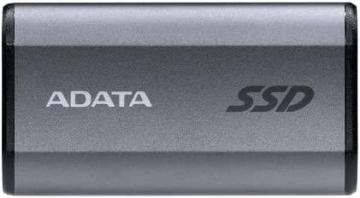 ADATA SE880 500GB SuperSpeed USB 3.2 Gen 2x2 USB-C External Portable SSD Titanium
