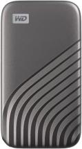 Western WD 2TB My Passport SSD Portable External Solid State Drive, Gray