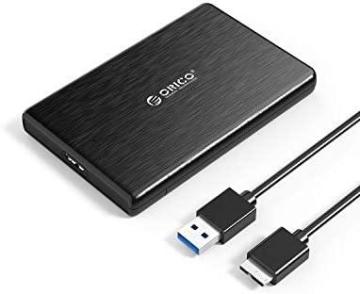ORICO USB 3.0 to SATA III 2.5" External Hard Drive Enclosure for 2.5 Inch, Black