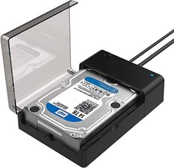 Sabrent USB 3.0 to SATA External Hard Drive Lay-Flat Docking Station for 2.5 or 3.5in HDD, SSD