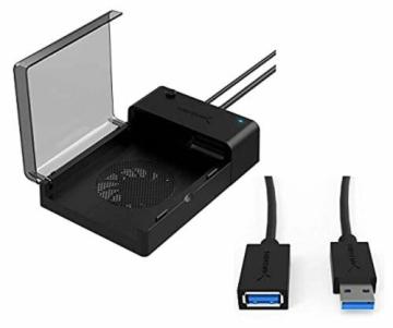 Sabrent USB 3.0 to SATA External Hard Drive Lay Flat Docking Station