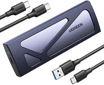 UGREEN M.2 NVMe SSD Enclosure, Tool-Free USB C External NVMe