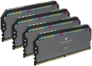 Corsair Dominator Platinum RGB DDR5 64GB (4x16GB) 5600MHz C36 AMD Optimized Desktop Memory