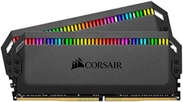 Corsair Dominator Platinum RGB 16 GB (Pack of 2), Total 32 GB, DDR4 3600 (PC4-28800) C18 1.35V