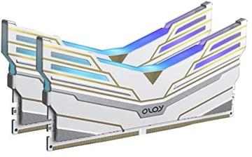 OLOy DDR4 RAM 16GB (2x8GB) Warhawk Aura Sync RGB 3200 MHz CL16 1.35V 288-Pin Desktop Gaming UDIMM