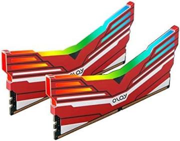 OLOy DDR4 RAM 16GB (2x8GB) Warhawk Aura Sync RGB 3000 MHz CL16 1.35V 288-Pin Desktop Gaming UDIMM