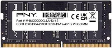 PNY Performance 32GB DDR4 DRAM 2666MHz (PC4-21300) CL19 (1.2V Notebook/Laptop SODIMM