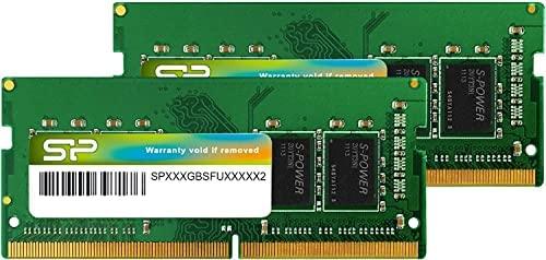 SP Silicon Power DDR4 16GB (8GBx2) 3200MHz (PC4-25600) CL22 SODIMM 260-Pin 1.2V Gaming Laptop RAM