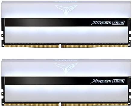 TEAMGROUP T-Force Xtreem ARGB 4000MHz CL18 16GB (2x8GB) PC4-32000 DDR4 DRAM Desktop Gaming Memory