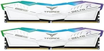TEAMGROUP T-Force Delta RGB DDR5 Ram 32GB Kit (2x16GB) 5600MHz (PC5-44800) CL32 Desktop Memory