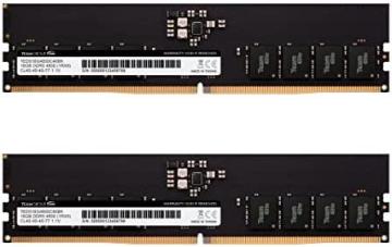 TEAMGROUP Elite DDR5 32GB Kit (2x16GB) 4800MHz (PC5-38400) CL40 1.1V UDIMM Memory