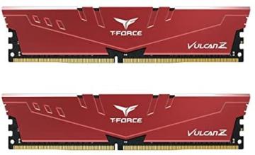 TEAMGROUP T-Force Vulcan Z DDR4 64GB Kit (2x32GB) 3600MHz (PC4-28800) CL18 Desktop Memory