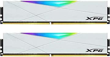 XPG DDR4 D50 RGB 16GB (2x8GB) 3200MHz PC4-25600 U-DIMM 288-Pins Desktop Memory CL16 Kit White