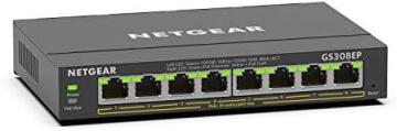 Netgear 8 Port PoE Gigabit Ethernet Plus Switch (GS308EP)