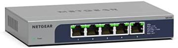 Netgear 5-Port Multi-Gigabit Ethernet Unmanaged Network Switch (MS105)