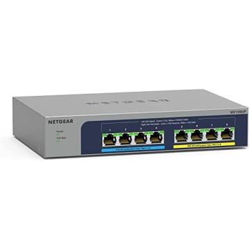 Netgear 8-Port Ultra60 PoE Multi-Gigabit Ethernet Unmanaged Network Switch (MS108UP)