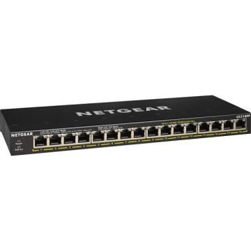 Netgear 16-Port Gigabit Ethernet Unmanaged PoE+ Switch (GS316PP)