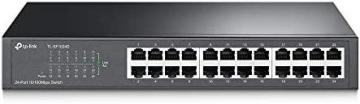 TP-Link TL-SF1024D 24 Port 10/100Mbps Fast Ethernet Switch, Plug & Play, Desktop/Rackmount