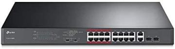 TP-Link TL-SL1218MP 16 Port 10/100Mbps Fast Ethernet PoE Switch