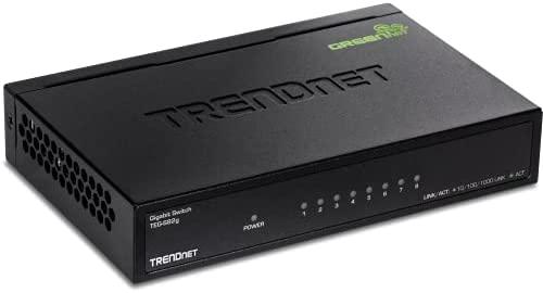 TRENDnet TEG-S82G 8-Port Gigabit GREENnet Switch, Ethernet Network Switch