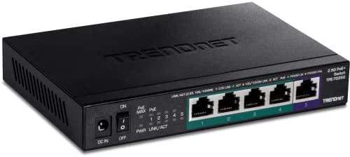 TRENDnet TPE-TG350 5-Port Unmanaged 2.5G PoE+ Switch