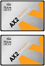 TEAMGROUP AX2 1TB 2 Pack 3D NAND TLC 2.5 Inch SATA III Internal Solid State Drive