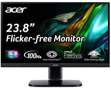 Acer KC242Y Hbi 23.8" Full HD (1920 x 1080) Zero-Frame Gaming Office Monitor
