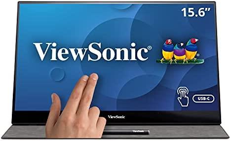 ViewSonic TD1655 15.6 Inch 1080p Portable Monitor with IPS Touchscreen