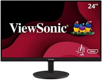 ViewSonic VA2447-MHJ 24 Inch Full HD 1080p Monitor with Advanced Ergonomics
