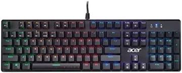 Acer Nitro Gen 2 Wired Gaming Keyboard - RGB Illuminated Keyboard